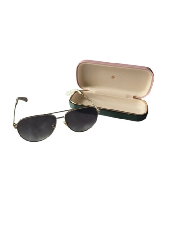 kate spade Accessories - kate spade Hello Sunshine Polarized Gold Tone Eyewear with Pink And Green Case